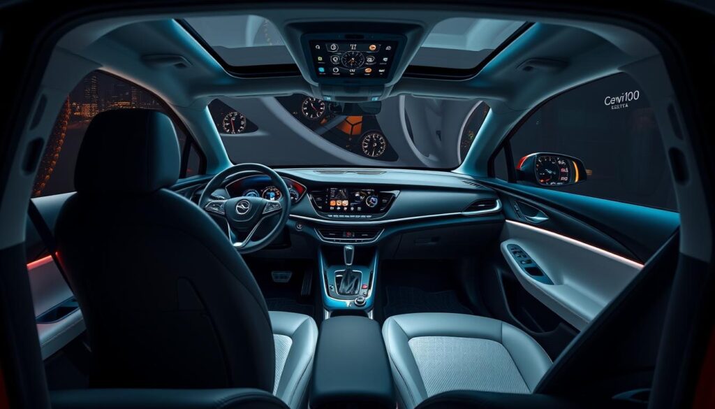 Mokka e interior features